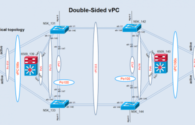 Double-Sided vPC physical topology